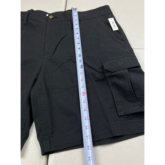 Amazon Essentials Men's 40W Black 10" Inseam Classic Fit Cargo Shorts Cotton - Picture 4 of 11